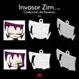 Invasor ZIM... Coleccion de llaveros. Gaz. Invader Zim - Set of 26 keychains (Invader Zim Set of 26 keychains)