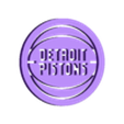 the Detroit Pistons sans fond 1.stl Logotipo de los Detroit Pistons