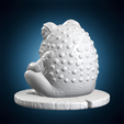 sapo-resmungo-no-nenfar-stl-3d-print-turntable-04-216deg.png Grumpy Frog on Lily Pad 3D Print Model
