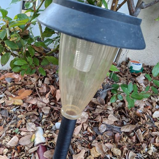 Solar Garden Light Stand 3D model