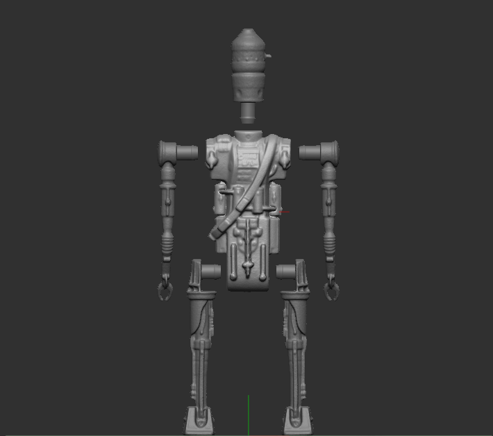 STL file IG-88 (articulated)・3D printing template to download・Cults