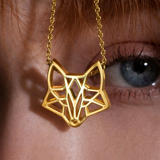 Fox Head Pendant