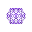 Wireframe Shape Small Ditrigonal Icosidodecahedron.obj Форма проволочного каркаса Малый дитригональный икосидодекаэдр