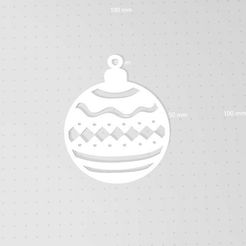 Ornament14-2.jpg Archivo STL Adorno decorativo de Yule, colgante navideño, colgante de Navidad・Plan para descargar y imprimir en 3D, drakoniccreations