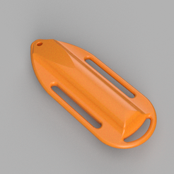 Salvavida-Baywatch-Buoy-llavero.png STL-Datei Baywatch Boje Rettungsring, Schlüsselanhänger - Ohrring・3D-Druckvorlage zum Herunterladen