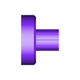 Screw-on-tube-holder.stl Probe stick for Si-8b (Си-8б) Geiger Müller tube