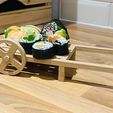 BB84E77C-0492-42AE-9B03-868EA52EBE29.jpeg Sushi Wooden Carriage Plate