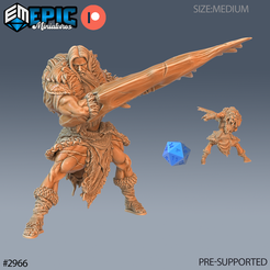 2966-Caveman-Barbarian-Attack-Medium.png Caveman Barbarian Attack ‧ DnD Miniature ‧ Tabletop Miniatures ‧ Gaming Monster ‧ 3D Model ‧ RPG ‧ DnDminis ‧ STL FILE