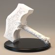 2.jpg Fichier 3D God of War Thor's Hammer Digital STL/3MF 3D Printing File for Cosplay LED COMPATIBLE・Plan pour imprimante 3D à télécharger
