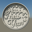 HappyNewYear2.png Embrace the Countdown with Sweet Festivities - Happy New Year Cookie Cutter and Stamps!