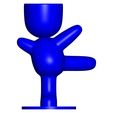 Vaso_100_Azul_1.jpg JARRÓN MACETA ROBERT 100 Ballet - VASE FLOWERPOT ROBERT 100 Ballet