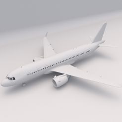 Airbus A320 1.jpg Airbus A320 PRINTABLE Airplane 3D Digital STL File