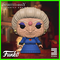 Yubaba-01.png 3D file YUBABA CHIHIRO SPIRITED AWAY GHIBLI FUNKO POP・Design to download and 3D print, deslimjim