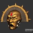 war-ham-mer_mask_cosplay_3d_print_file_stl_02.jpg The Death Mask of Sanguinius War Game Cosplay Mask - Halloween Hammer Helmet