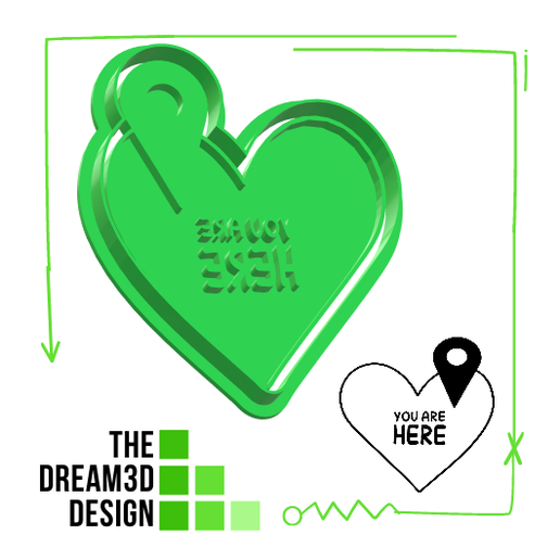 YOU ARE HERE COOKIE CUTTER / COOKIE CUTTER 3D model