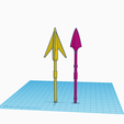 Longtooth-Spears.png STL file Longtooth Spears Transformers・3D printable model to download
