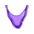 Dino Mask Bottom Jaw.stl Raptor Dinosaur mask wearable with moving jaw