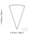 1-10_of_pie~5.25in-cm-inch-top.png Slice (1∕10) of Pie Cookie Cutter 5.25in / 13.3cm