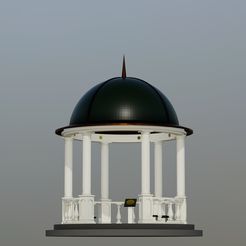 besedka-1-01.jpeg Datei STL Gazebo・Modell für 3D-Druck zum herunterladen