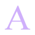 A.STL Letras del alfabeto