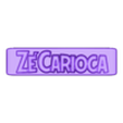 PLACA.stl Joe Carioca - José Carioca - Zé Carioca