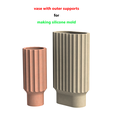poster.png 2 models of vases for making silicone molds