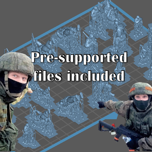 🪖 ロシアの青いベレー帽 - VDV 1/100(15mm)、1/72、1/56(28mm)の