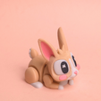 4.png articulated cute bunny rabbit - no support, print in place