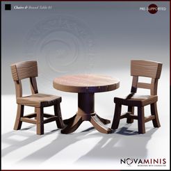BWC-004-Chairs-n-Round-Table-01-PAT-SM-STORE.jpg 3D-Datei Stühle & Runder Tisch 01・3D-Druck-Idee zum Herunterladen