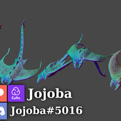manta-render.png 3D file rainbow mantas・3D printable model to download