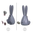 Assembly-sitting-bunny.jpg Minimalist Easter Bunny – Rabbit 3D Print Files (STL & 3MF) – 2 designs – Multi-Part Model – Commercial Use