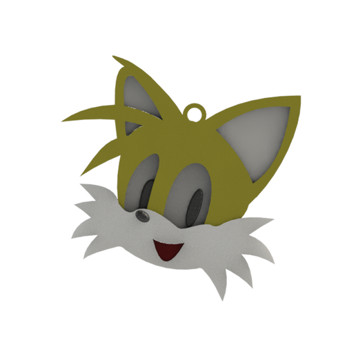 TAILS KEYRING (sonic) 3D model
