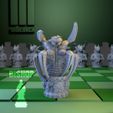 CyborgBishop-front.jpg 2x Chess Set Cyborgs vs. Nature