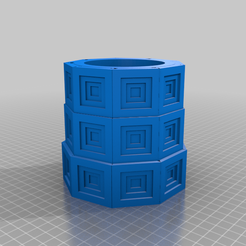 a75f216f-bedc-4bf9-ad3b-f1c2ceb687e0.png Fichier 3D gratuit Porte-crayons en cristal de bismuth・Objet à télécharger et à imprimer en 3D
