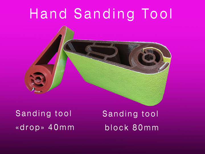 hand-tool.png Free STL file Sanding tool - hand & machine・3D printing model to download, petgreen