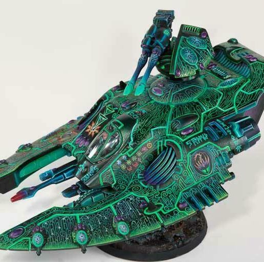 Figurine Warhammer 40K - Wave Serpent Eldars En Plastique (occasion)