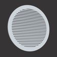 10.2.jpg 99 polyurethane Round Gable Vents 3D model