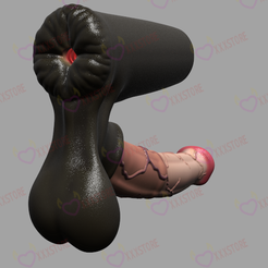 horse-ass-masturbator-1.png Файл OBJ МАСТУРБАТОР ДЛЯ ЛОШАДИНОЙ ЗАДНИЦЫ (+DILDO)・Модель 3D-принтера для скачивания