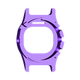 heartrate_watch_top_b_rev01.stl Archivo STL gratis Reloj de ritmo cardíaco・Objeto para impresora 3D para descargar
