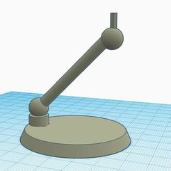 socle star wars.JPG STL-Datei Base for star wars ships (x-wing and tie fighter) kostenlos・3D-Drucker-Design zum herunterladen