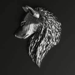 11.jpg Archivo STL Colgante de lobo Modelo de impresión 3D・Modelo para descargar y imprimir en 3D