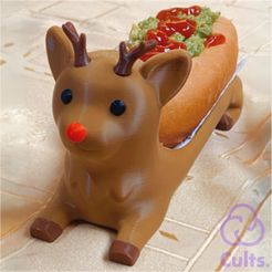 reno1a.jpeg REINDEER FULL HOLDER - HOT DOG