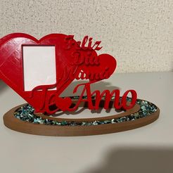 Feliz-Dia-mama-Simple.jpeg STL-Datei Portraithalter Frohen Muttertag・Vorlage für 3D-Druck zum herunterladen