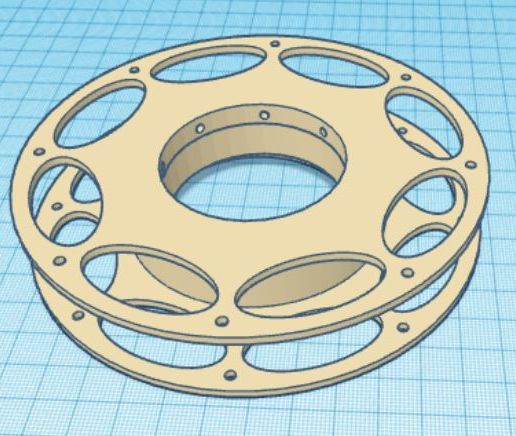 🪢 FUNCTIONAL MINI SPOOL FOR FILAMENT LEFTOVERS・Free STL File for ・Cults