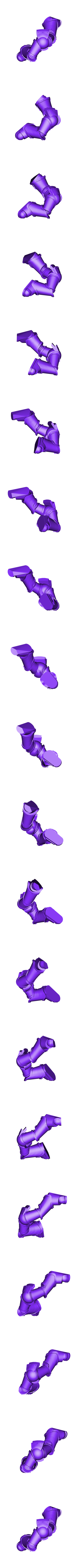 legs_2_mirrored.stl 13 pairs of power armour legs 28mm