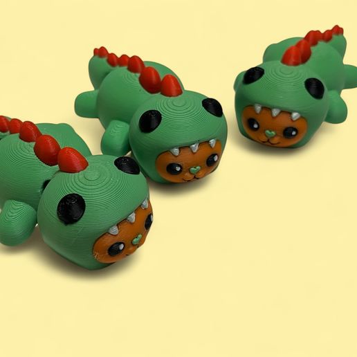 3D cat dinos toy