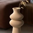 Vase_NOEMIE_2_SLIMPRINT.jpg Vase NOÉMIE - Elegant Ribbed Vase