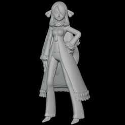 Cynthia.png STL file Cynthia Pokemon Champion Figure・3D printable model to download
