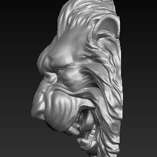 Lion_Relief_03.jpg Lion Relief 2 3D Model