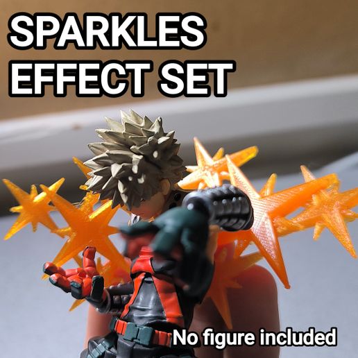 Sparks Effect Bakugo Set SH Figuarts Dragon Ball Z My Hero Academia Jujutsu Kaisen